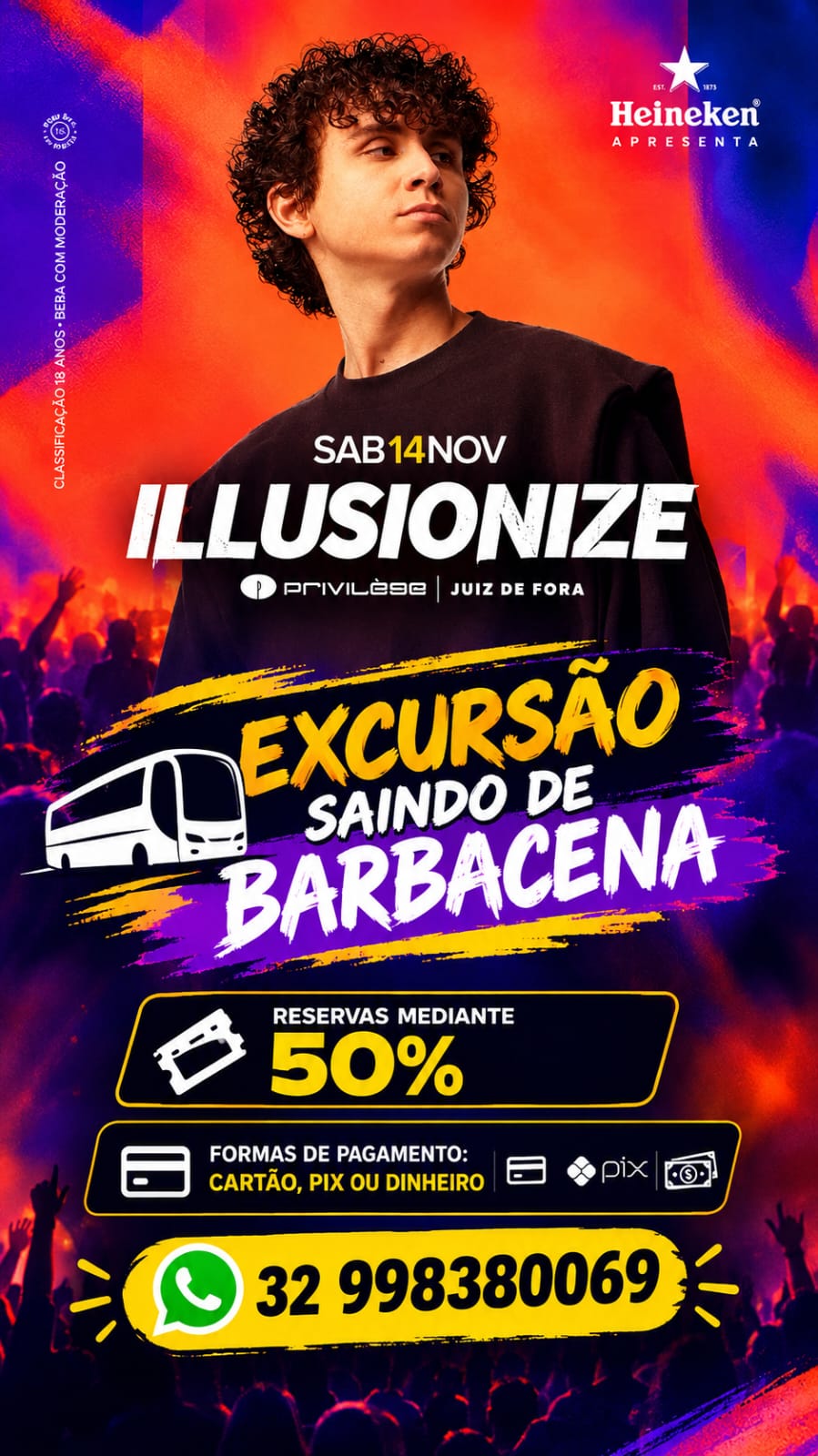 Arte do evento Illusionize Privi JF